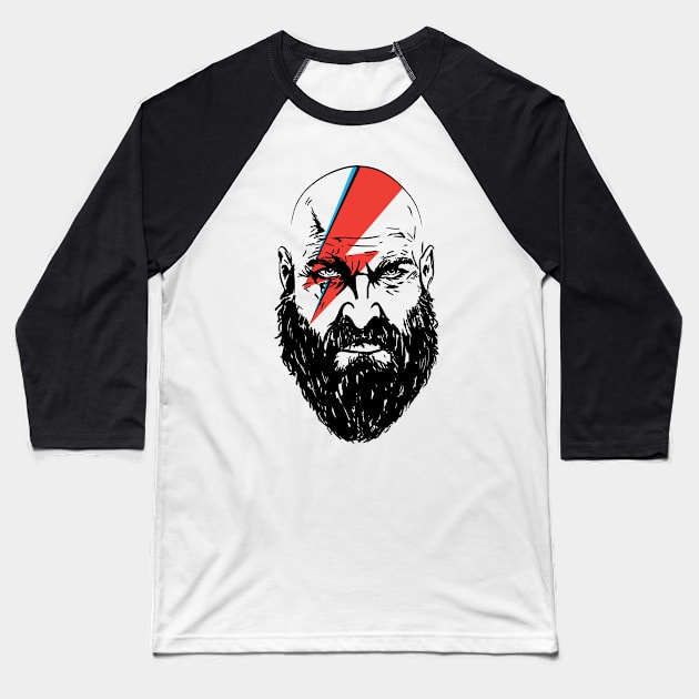 Kratos 3 Baseball T-Shirt by keithmagnaye